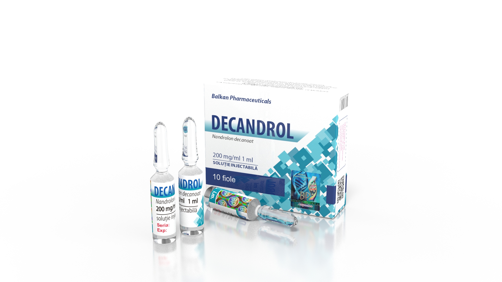 Decandrol 10 амп x 200 мг Balkan Pharmaceuticals