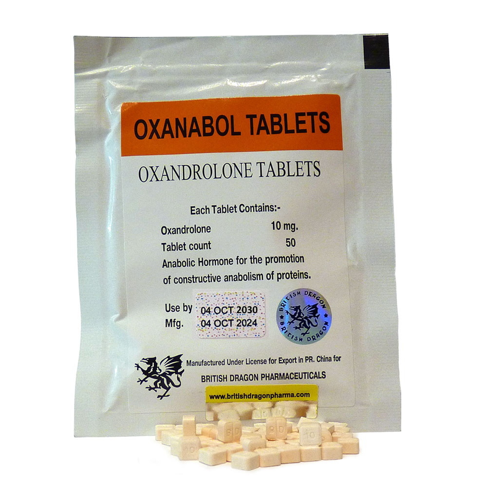 Oxanabol 100 таб x 10 мг British Dragon