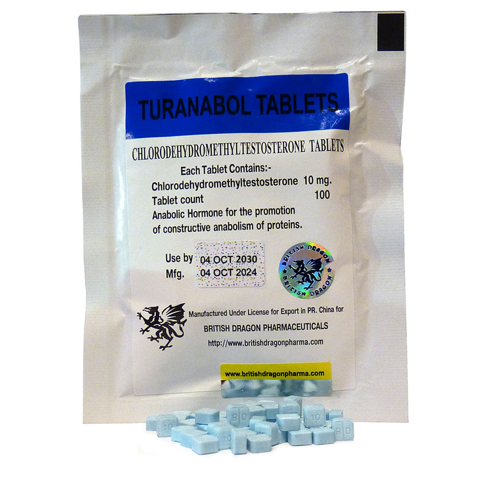 	Turanabol 100 таб x 10 мг British Dragon
