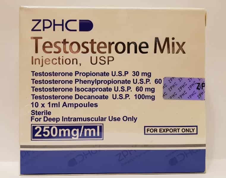 Testosterone Mix Amp. 10 мл x 250 мг ZPHC